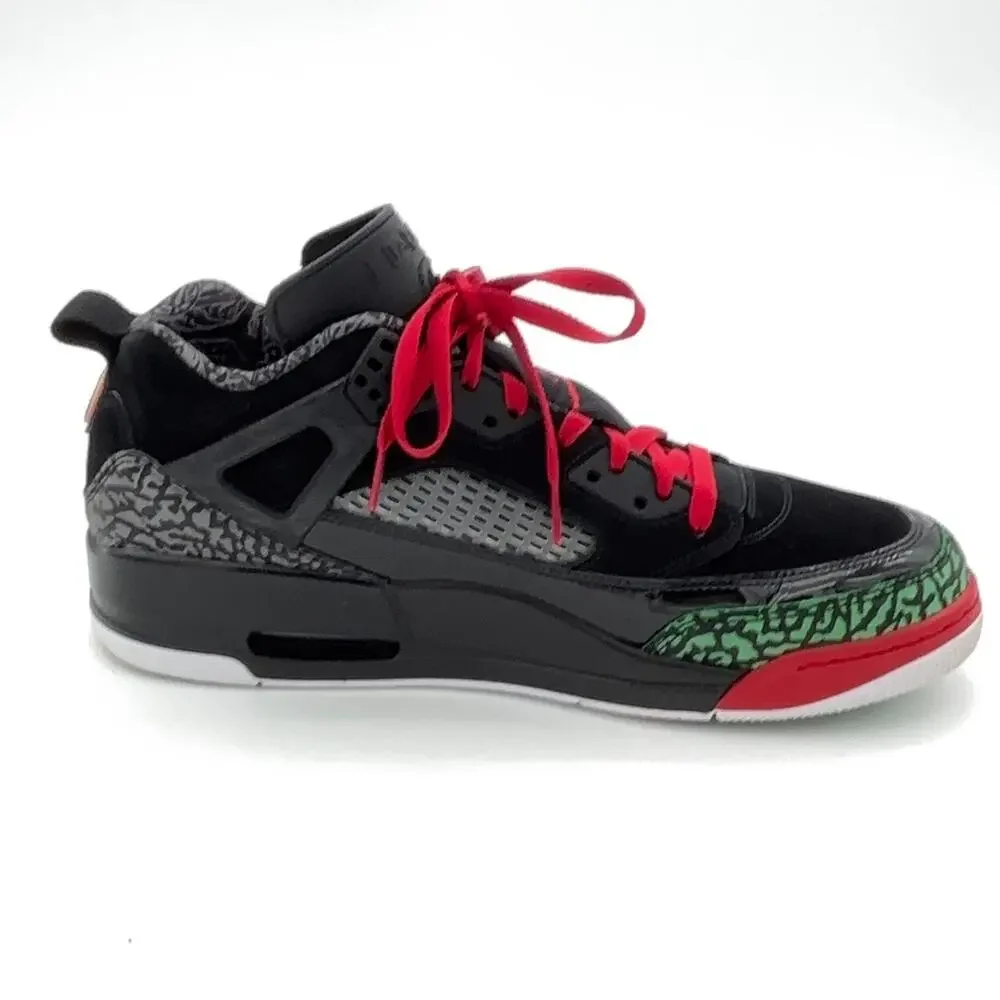 Jordan Spizike Low Black Classic Green Varsity Red FQ1759-060 Mens Size 12